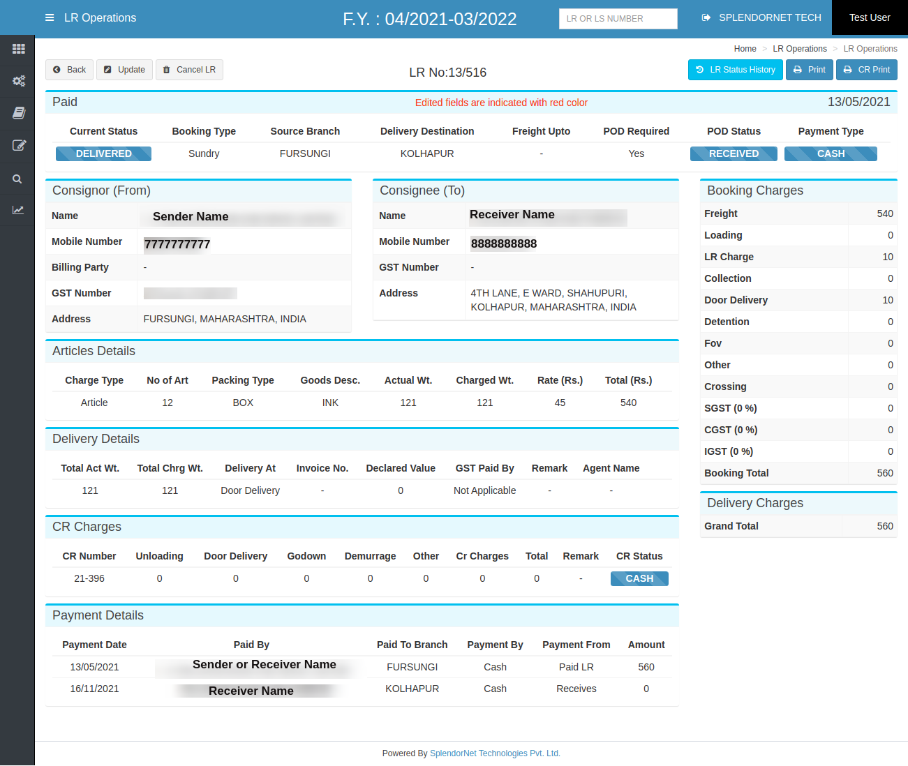 TransGuru : Transport Company System