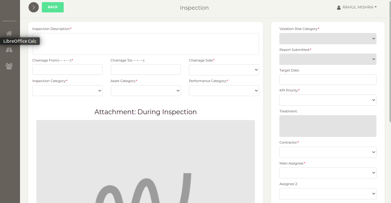 Contractor’s performance evaluation process and scorecard mechanism