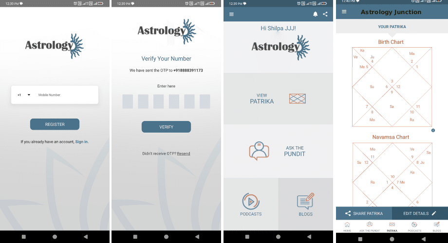 Astrology React Native App Development Company in Pune.