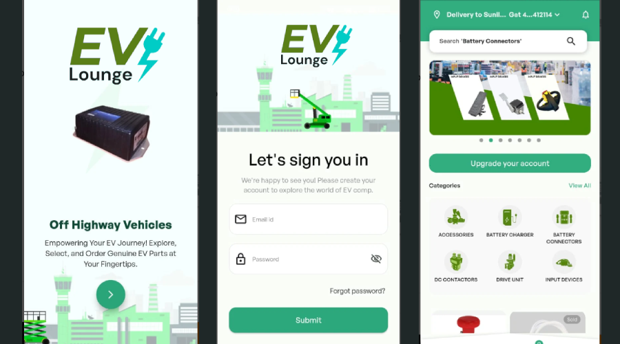EV Component App Development in Pune